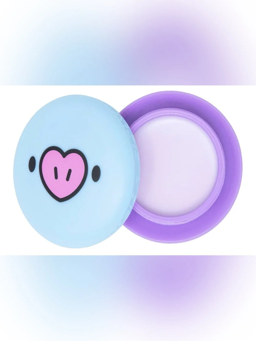BT21 The Crème Shop Baby - MANG Macaron Lip Balm - Grape Gummy (Clear)